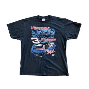 Vintage Dale Earnhardt Sr Shirt Mens XXL Virtual Intimidator Double Sided Nascar